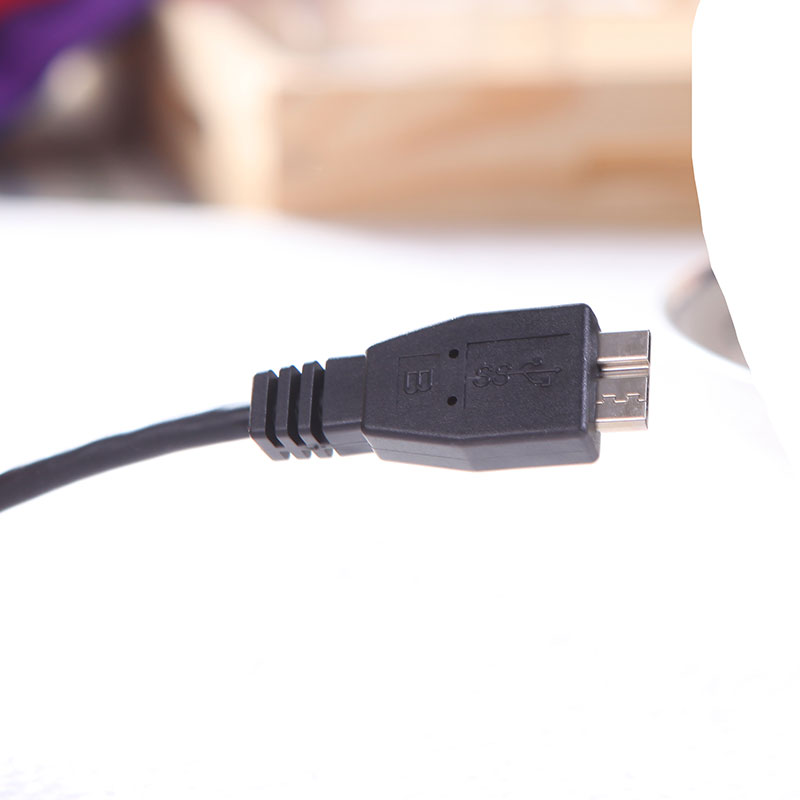 USB3.0 逐天移动硬盘1米加长双头数据线USB