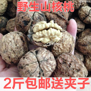 特价新黑皮核桃 薄皮核桃 正宗野生山核桃 纸皮核桃 批发 补脑