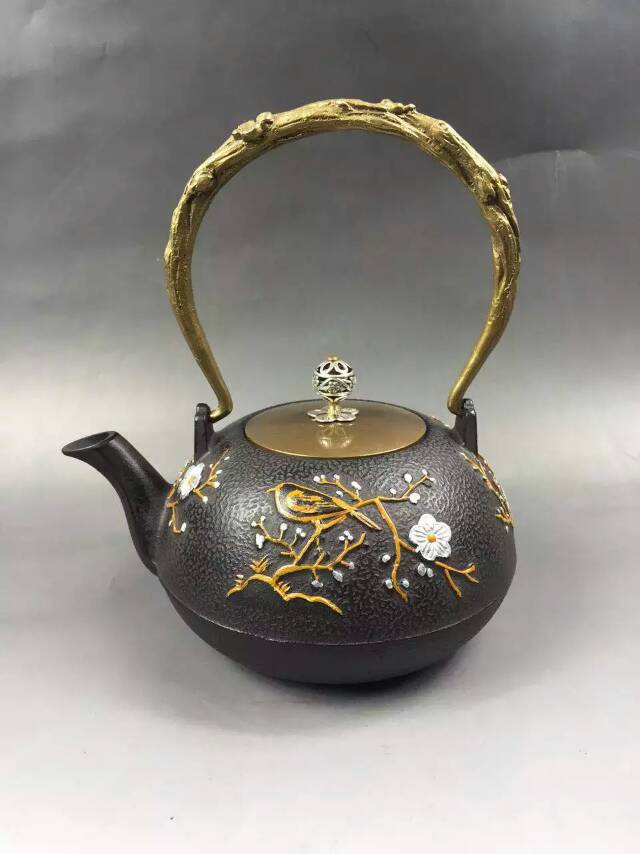 水郡 铸铁壶 煮茶壶生铁茶壶 日本南部老铁壶泡茶壶 茶具