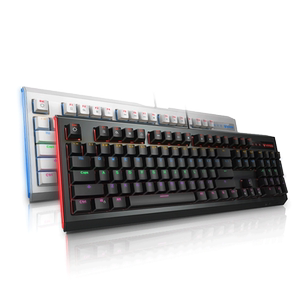 雷柏混彩背光键盘