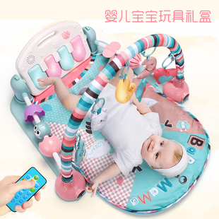 新生男女宝宝创意实用婴儿礼物满月早教安抚玩具礼盒百天母婴用品