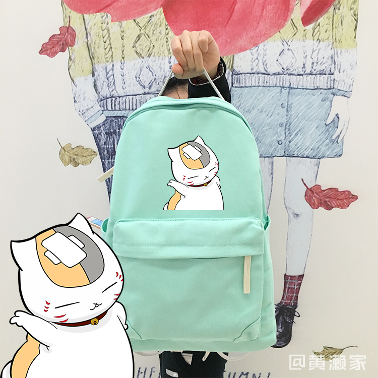 刀剑乱舞三日月小狐丸帆布鹤丸双肩包学生书包女动漫游戏周边包邮
