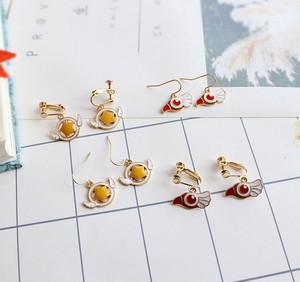 魔卡少女小樱鸟头杖耳环耳夹