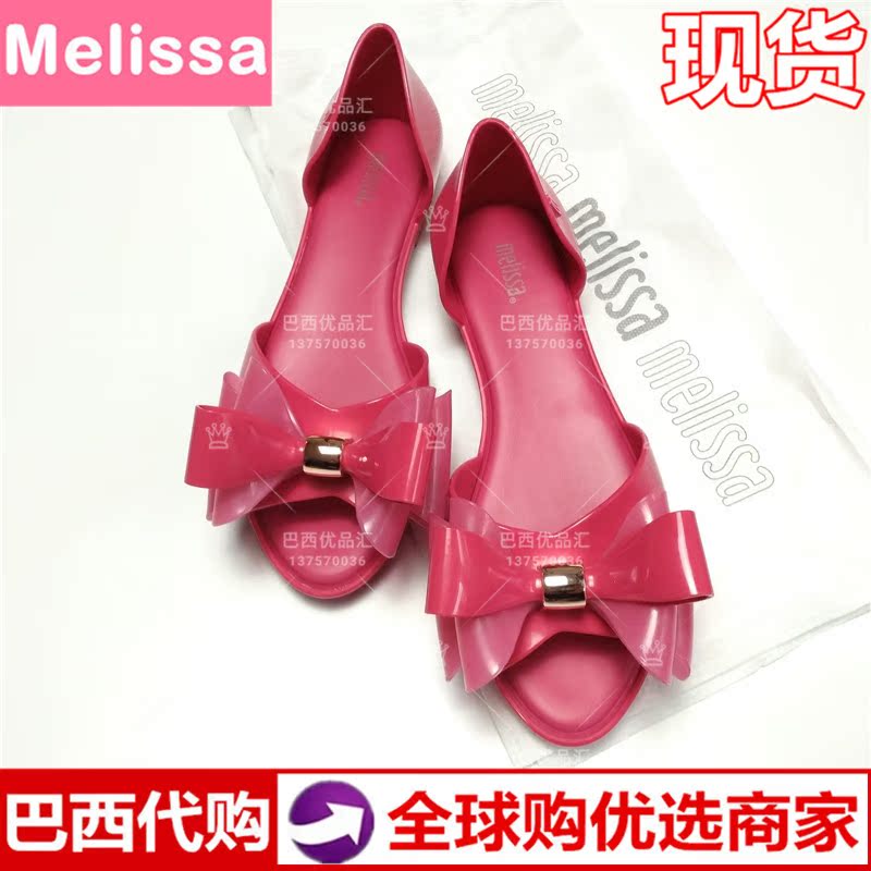 现货梅丽莎女鞋melissa seduction果冻鞋三层蝴蝶结凉鞋单鞋船鞋