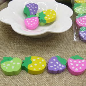 K99 圣诞创意水果蔬菜橡皮擦 儿童玩具橡皮模