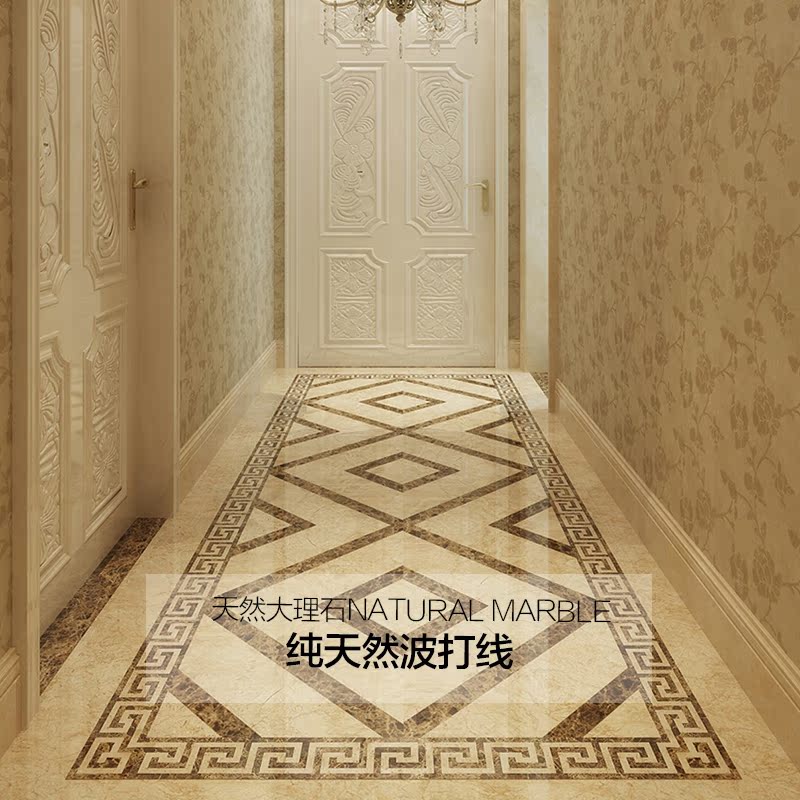 大理石板 天然客厅餐厅圈边线背景墙地砖地面装饰线围边线波打线