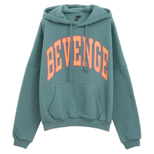 chic加绒连帽卫衣