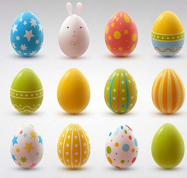 实木仿真鸡蛋木质鸡蛋儿童diy绘画材料白胚彩绘自绘 复活节彩蛋