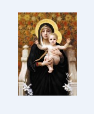 天主教圣物——高清圣母圣心3d立体画像40x60cm