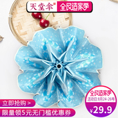 天堂伞旗舰店官网防晒防紫外线遮阳伞女伞黑胶清新晴雨伞 天天特价