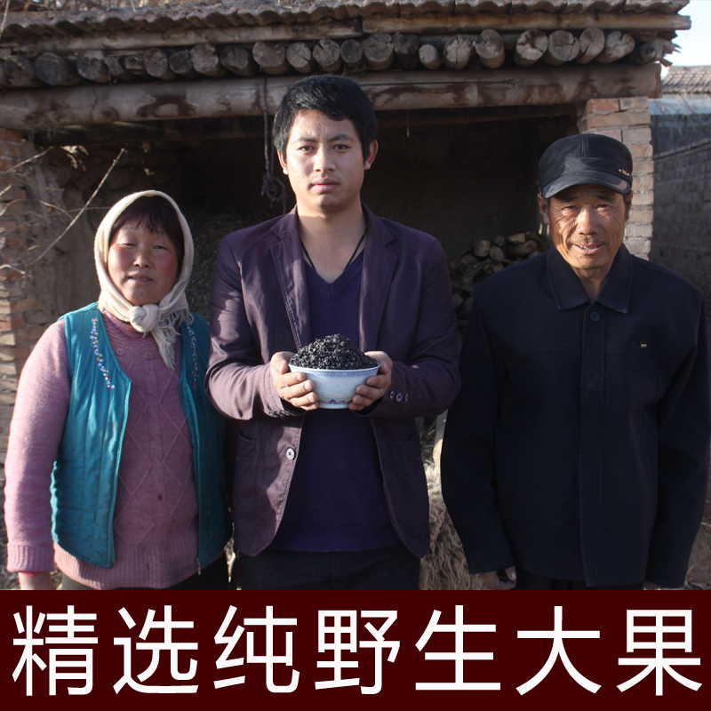 【精选大果】青海柴达木野生黑枸杞黑果枸杞子特产