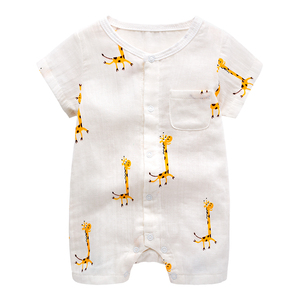 夏季纱布婴儿衣服 