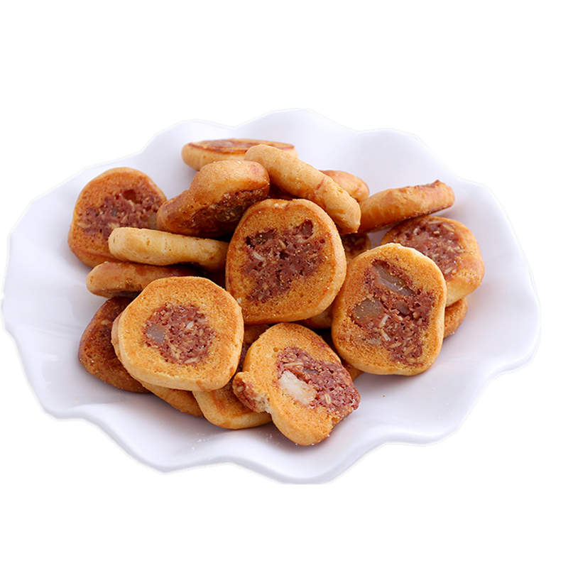 上海特产老香斋鸡仔饼广州食品咸味香酥饼干传统糕点零食320g/盒