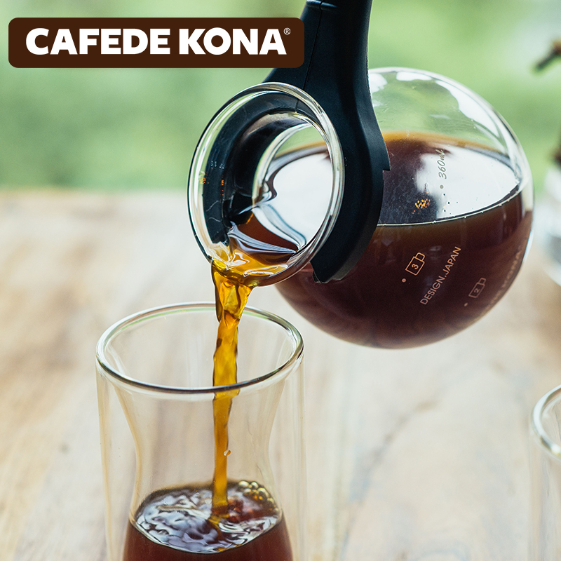 台湾造cafede kona虹吸式咖啡壶 家用手动煮咖啡机 塞风壶礼盒装