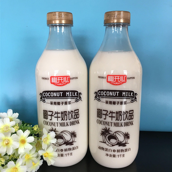 首道生榨 椰子牛奶饮品 椰开心大瓶家庭装1000ml*6江浙沪皖包邮