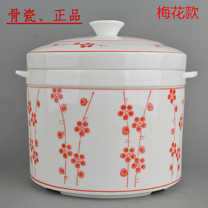 特大号 炖盅陶瓷煲汤锅隔水蒸燕窝鸡鸽肉冬虫草双耳参鱼翅盅内胆
