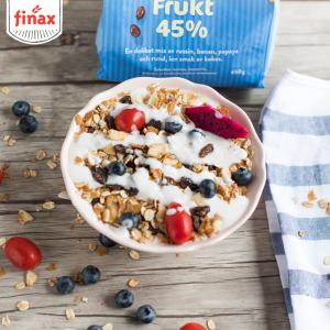 瑞典进口水果混合燕麦2x650g