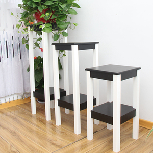 简约实木花架客厅盆栽架室内鱼缸架阳台绿萝花