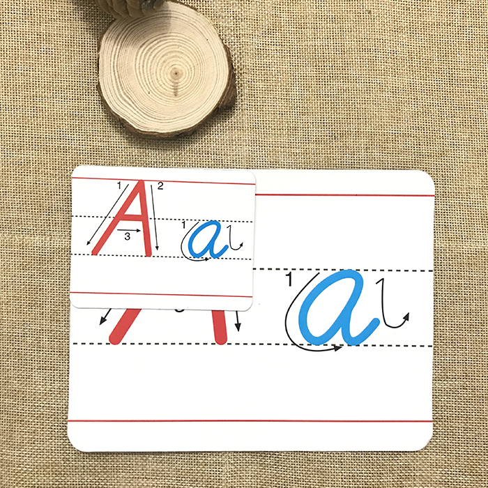 26个字母英语笔顺卡片英文字母大小写笔画磁贴教学教具磁性冰箱贴