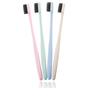 4支装环保小麦秸秆软毛牙刷