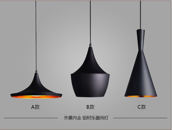 简约吊灯工业风创意个性现代工矿灯罩吧台单头餐厅美发店办公室灯