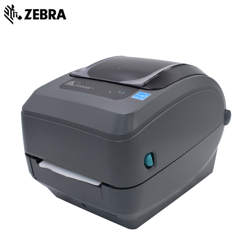 zebra斑马gx430t条码打印机300dpi点不干胶打印机电子
