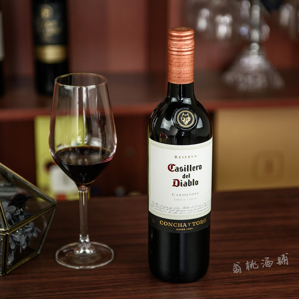 干露红魔鬼卡麦妮干红葡萄酒 智利原装原瓶进口红酒 750ml*6