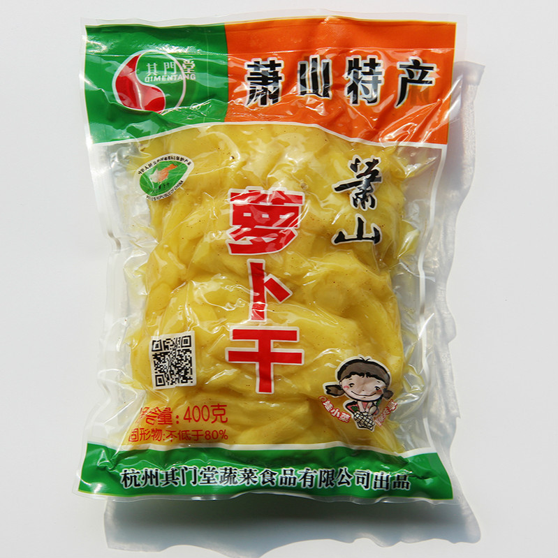 其门堂萧山萝卜干400g×3五香萝卜条酱菜咸菜萧山特产