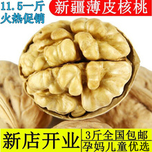 包邮 核桃批发 新疆薄皮核桃原味核桃新疆核桃纸皮核桃孕妇核桃散装