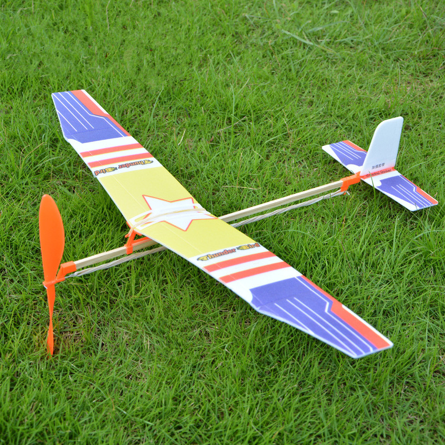 天驰领航者航模飞机,橡皮筋动力滑翔机,青少年推荐航模比赛器材