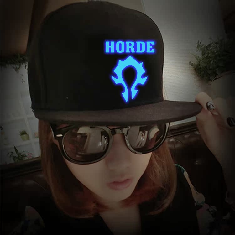 dota 2夜光棒球帽子 卡尔蓝猫火猫影魔荧光男夏