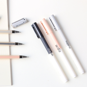 韩国小清新全针管中性笔