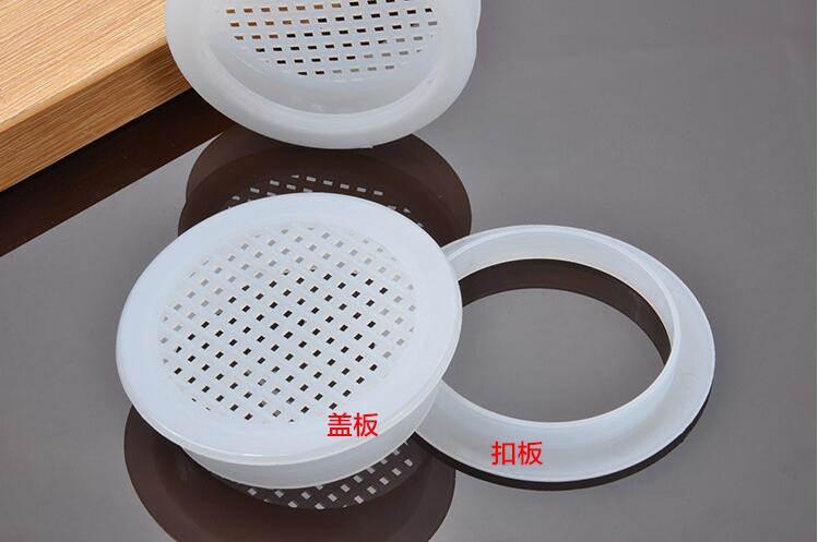 家具五金配件 橱柜塑料透气孔平面圆形通气孔透气网 衣柜透气孔盖
