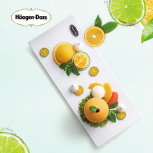 柚一夏冰淇淋堂食菜式 专拍 二维码 夏季新品 哈根达斯