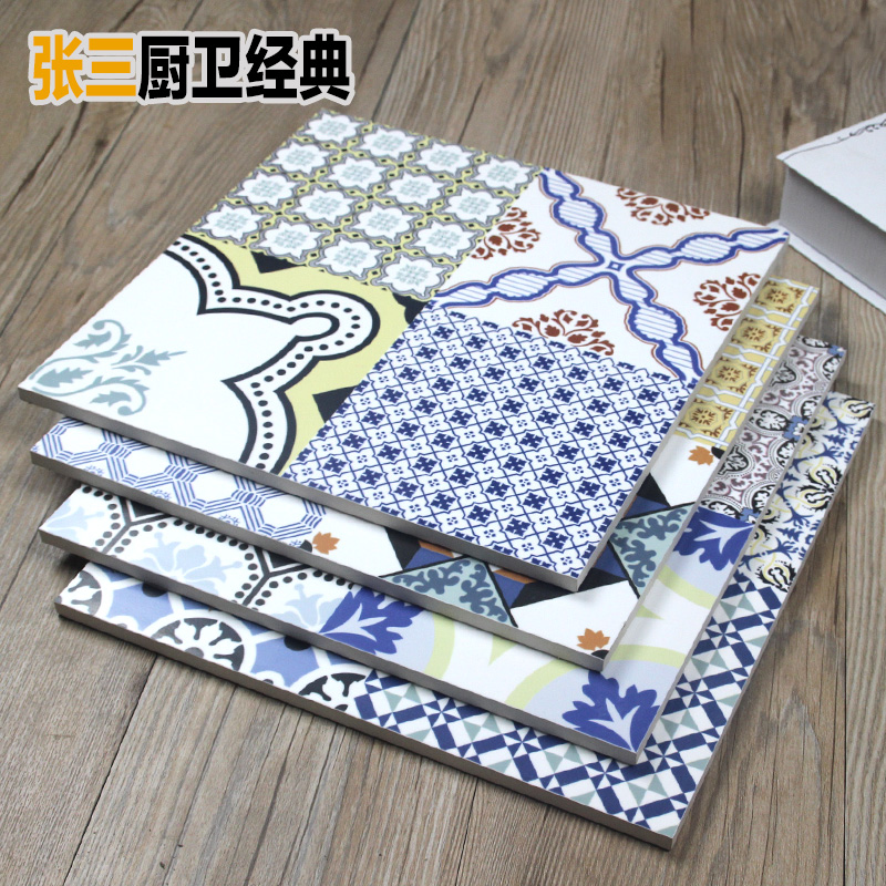正品打折西班牙瓷砖花片欧式花砖地中海瓷片门店餐厅几何花砖混拼花墙地砖 原价9.80元 现价8.80元包邮抢购专卖店品牌专卖