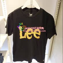 金色字 L250232LQK11 专柜正品 经典 短袖 2017夏季新款 T恤 Lee男士