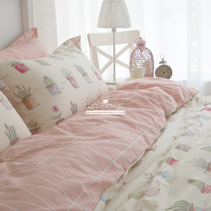 韩式公主风全棉四件套