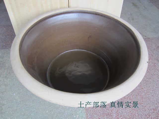 大瓷盆/土陶盆/传统发面盆/老式和面盆/坚固耐用/手工