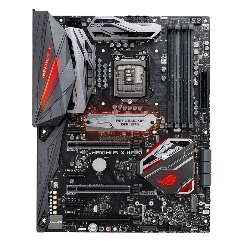 asus/华硕 maximus x hero wifi主板玩家国度z370 m10