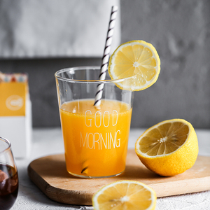 超人气款goodmorning玻璃杯