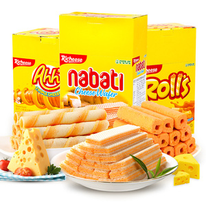 印尼丽芝士威化饼干3盒60条