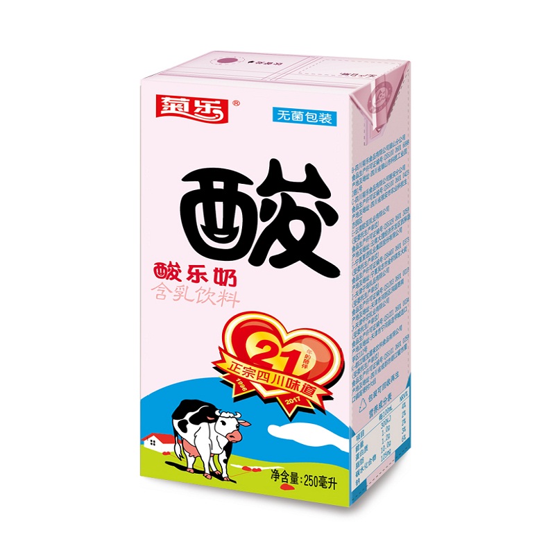 【天猫超市】菊乐酸牛奶盒装酸奶饮料酸乐奶250ml*12酸乐奶整箱
