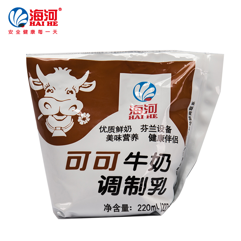 【天猫超市】海河可可牛奶220ml*20袋/箱美味营养 健康伴侣