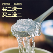 买2送1 野生雪燕 雪莲汁/莲花汁10克 天然植物燕窝桃胶皂角米伴侣