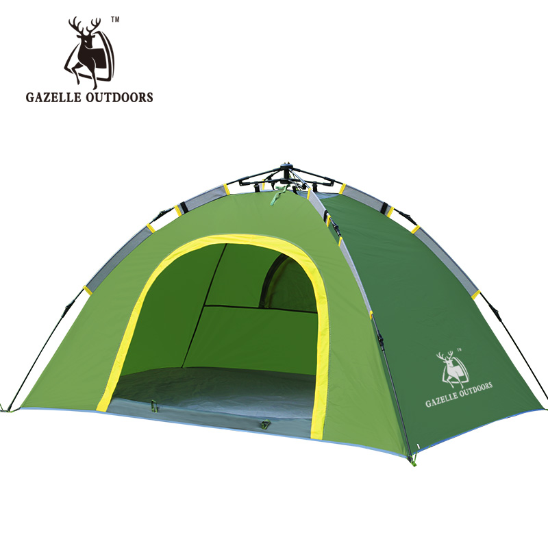 野营双人装备 套装帐篷野外露营 帐篷自动羚羊