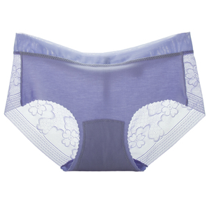 飘渺 镂空中低腰蕾丝内裤