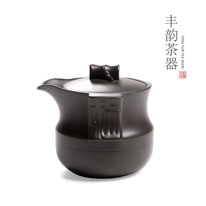 宜兴紫砂壶单壶手工功夫茶壶陶瓷泡茶器家用红茶具过滤大号办公室