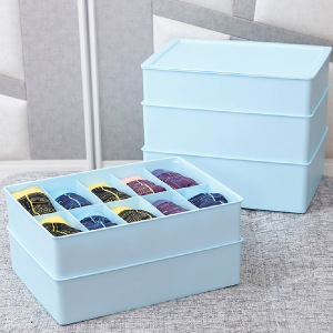 糖果色塑料内衣收纳盒