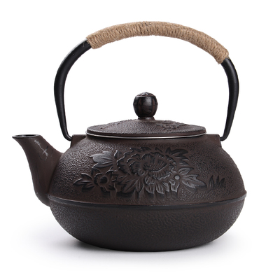铸铁日本铁壶无涂层铁茶壶南部生铁氧化内壁家用烧水壶特价茶具老