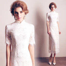 推荐最新晚宴旗袍礼服 晚宴旗袍发型信息资料